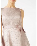 Jacques Vert Lazer Flower Dress Mid Neutral Dresses