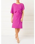 Jacques Vert Lorcan Bow Sided Capelet Dress Mid Pink Dresses, Jacques Vert Item No.10041385
