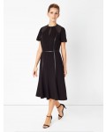 Jacques Vert Lorcan Mesh Edge Dress Black Dresses, Jacques Vert Item No.10043535