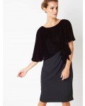 Jacques Vert Lorcan Velvet Dress Black Dresses