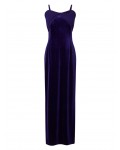 Jacques Vert Maxi Bardot Dress Dark Purple Dresses 10044441 | jacquesvertdressuk.com