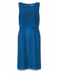 Jacques Vert Peacocks Lace Dress Mid Blue Dresses 10044421 | jacquesvertdressuk.com