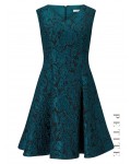 Jacques Vert Petite Jacquard Prom Dark Blue Dresses 10043897 | jacquesvertdressuk.com