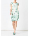 Jacques Vert Petite Printed Lace Dress Multi Cream Dresses, Jacques Vert Item No.10045282