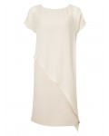 Jacques Vert Plain Crepe Dress Mid Neutral Dresses 10044584 | jacquesvertdressuk.com