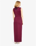 Deanna Full Length Dress | Garnet  | Phase Eight