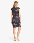 Mia Blossom Print Dress | Charcoal/Pink  | Phase Eight