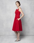 Phase Eight Pascale Grosgrain Dress Scarlet Dresses