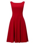 Phase Eight Pascale Grosgrain Dress Scarlet Dresses
