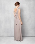 Samantha Full Length Dress | Latte  | Phase Eight