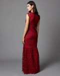 Phase Eight Sauvan Lace Full Length Dress Scarlet Dresses