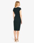 Sonia Structured Dress | Forest  | Phase Eight