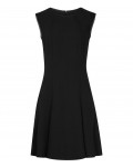 Reiss Abey Black Pleat-Hem Shift Dress 29917620,Reiss PLEAT-HEM SHIFT DRESSES