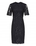 Reiss Bellini Night Navy Lace Contrast Dress 29619230,Reiss LACE CONTRAST DRESSES