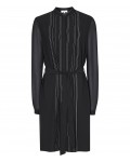 Reiss Cairn Black Long-Sleeved Shift Dress 29820220,Reiss LONG-SLEEVED SHIFT DRESSES