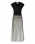 Reiss Cedrica Black/white Contrast Plisse Dress 29902820,Reiss CONTRAST PLISSE DRESSES