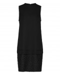 Reiss Coral Black Graphic-Overlay Shift Dress 29618020,Reiss GRAPHIC-OVERLAY SHIFT DRESSES