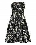 Reiss Elinor Black/white Strapless Boned Dress 29623320,Reiss STRAPLESS BONED DRESSES