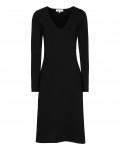 Reiss Emelia Black Knitted Fit And Flare Dress 29920120,Reiss KNITTED FIT AND FLARE DRESSES