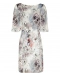 Reiss Oriana Multi Grey Printed Dress 29910322,Reiss PRINTED DRESSES
